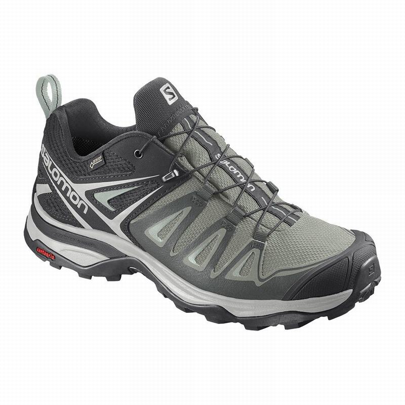 Buty Trekkingowe Damskie Salomon X ULTRA 3 GORE-TEX - Głęboka Turkusowe / Szare - Polska (185-TXHVQW